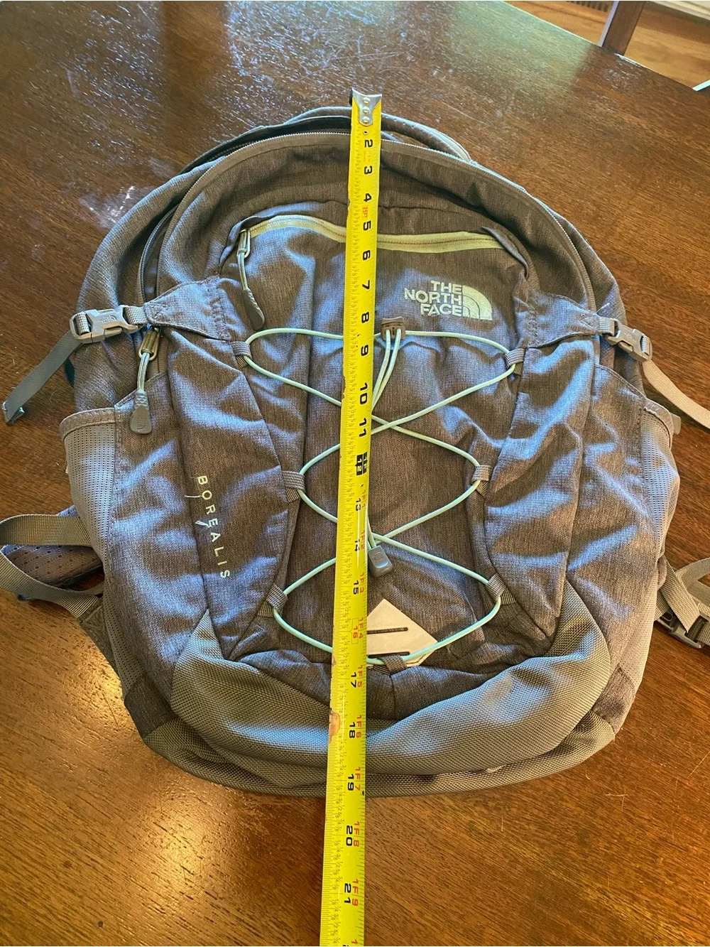 ⁠The North Face Womens Borealis Backpack Gray 19x15 FlexVent Laptop Daypack EUC